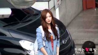 Fancam 110508 fSulli  After Inkigayo [upl. by Dowzall]