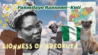 Funmilayo Ransome Kuti  FRK The Lioness of Abeokuta  Fela Kutis Mother [upl. by Atinoj285]