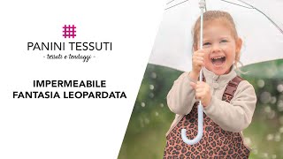 Tessuto Antipioggia per Abbigliamento Bambini Fantasia Leopardato [upl. by Zat]