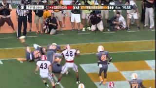 10052013 Georgia vs Tennessee Football Highlights [upl. by Dieterich]