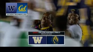 Football UW vs Cal 110516 [upl. by Welles]