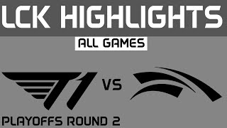 T1 vs HLE Highlights ALL GAMES R2 LCK Spring Playoffs 2024 T1 vs Hanwha Life by Onivia [upl. by Uohk625]