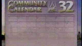 WFLD FOX 32 Community Calendar from December 1993 [upl. by Iznek]