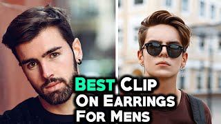 6 Best Clip On Earrings For Men 2023  Hami Gadgets [upl. by Nevarc]