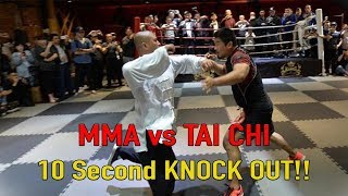 MMA vs Tai Chi 10 Second KNOCK OUT ✅ [upl. by Gaves]