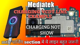 MediaTek Mobile Charging Section VCDT Or VCDT LDO Line Example  Mobile Repairing [upl. by Teddy]