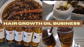 HOW TO MAKE AN EFFECTIVE HAIR GROWTH OIL FOR BUSINESS Strain label heat shrink Entrepreneurs life [upl. by Shakti]