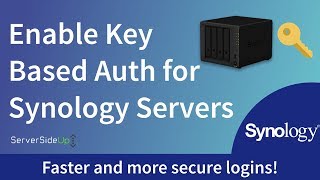 Enable Key Based SSH Authentication For Synology Servers [upl. by Elleirol]