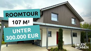 Haus bauen Traumhaus für unter 300000 Euro  Roomtour [upl. by Kirad]