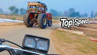 MF 385 Tractor Top Speed on Carpet Road  Brii Mushkill Sy Control Kya [upl. by Hump]