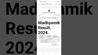 madhyamik result 2024 date  madhyamik result update madhyamik westbengal wbbse [upl. by Eirrem923]