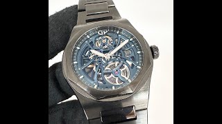 Preowned 2022 Girard Perregaux Laureato Skeleton Earth to Sky Edition 810153243232A Watch [upl. by Horn]