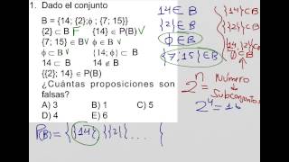 Como reconocer la pertenencia inclusión potencia en conjuntos [upl. by Neel860]