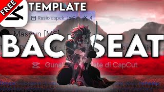 Free Template Capcut Amv Xenoz Remake Part 26  Demon Slayer  Backseat [upl. by Lainey]