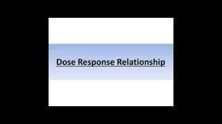 quotDose Response Relationshipquot Explained in a Simple Way [upl. by Reynard36]