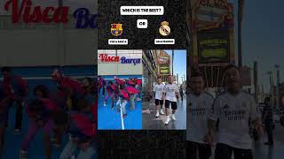 VISCA BARÇA Vs HALA MADRID shorts dance music halamadrid viscabarça laliga [upl. by Downs209]