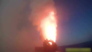 A salvo of Kalibr cruise missiles in the Black Sea [upl. by Neila]