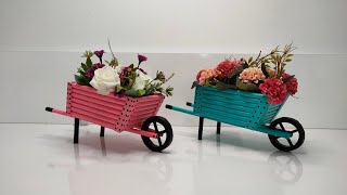 Unbelievable DIY Project Create a Mini Wheelbarrow [upl. by Ahsiam]