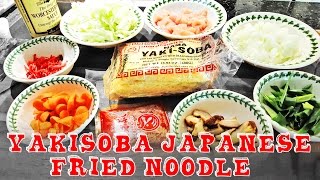 Easy Yakisoba Japanese Chicken Fried Noodle Recipe [upl. by Merkley]