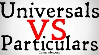 Universals vs Particulars Metaphysical Distinction [upl. by Blaire]