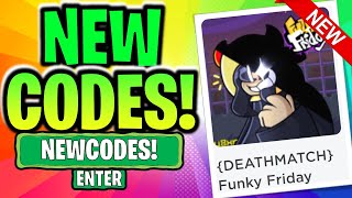 ⭐DEATHMATCH UPDATE ROBLOX FUNKY FRIDAY CODES⭐ [upl. by Helgeson]