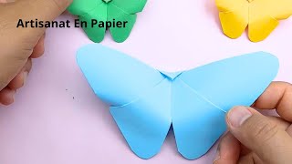 Comment plier un Papillon Avec du Papier  Papillon Papier  Artisanat En Papier [upl. by Tommy]