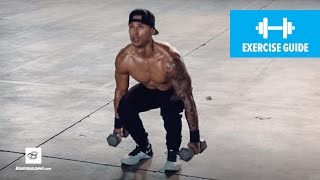 Dumbbell Jump Squat  Exercise Guide [upl. by Eyar]