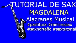 Partitura Magdalena Alacranes Musical [upl. by Placida]