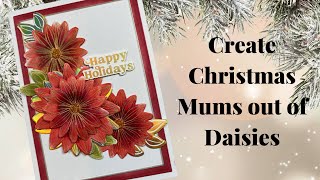 How to Create Christmas Mums from Daisies [upl. by Kerek]