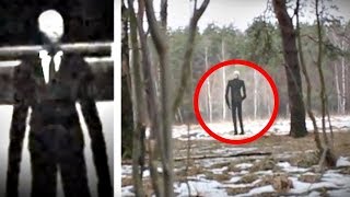 5 RealLife Slenderman Sightings Caught on Camera [upl. by Carly165]