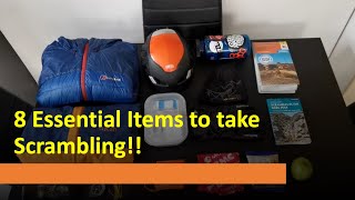 8 Essential Items To Take ScramblingHillwalking What I take every trip other gadgets and why [upl. by Enetsirhc869]