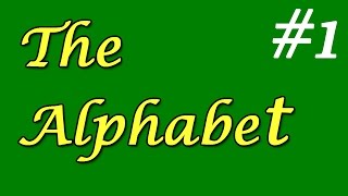 1  The Alphabet Alfabe [upl. by Flanagan13]