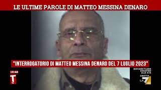 Le ultime parole di Matteo Messina Denaro [upl. by Sitoeht806]