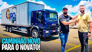 💥MEU NOVO CAMINHÃO IVECO BAÚ JÁ ESTÁ COM O MOTORISTA 🤘🏼 [upl. by Rosabella]