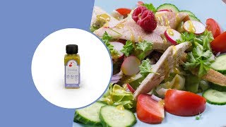 Vissalade met Mosterd Dille Dressing  Koolhydraatarm Recept  Protiplan [upl. by Ynavoj]