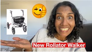 New Rollator Walker from Trionic for my Multiple Sclerosis [upl. by Nangatrad]