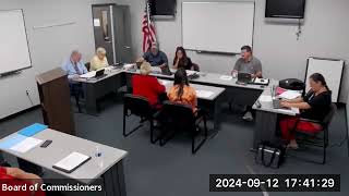 September 12 2024 Ogemaw County Board of Commissioners Meeting [upl. by Oijile601]