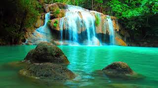 relaxing sleep music for babies with Waterfall sounds Nature Sounds [upl. by Ardnot]