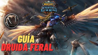 GUÍA DEFINITIVA DRUIDA FERAL WOTLK CLASSIC Raza Estadísticas Talentos Glifos Gemas y rotación [upl. by Supat223]