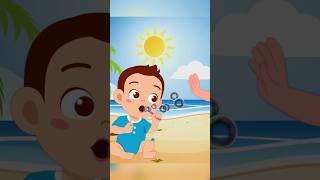 Pop The Bubbles  Wheels on the bus nurseryrhymes kidssong shorts [upl. by Stilla]