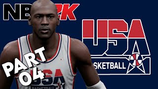 NBA 2K23  1992 Olympic Dream Team  MJ Create A Legend PS5 Gameplay  Part 4 [upl. by Aisha]