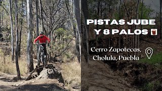 Pistas JUBE y 8 Palos en Cholula  Downhill Puebla [upl. by Dnalram]