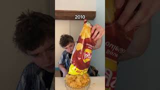 Eating Chips then vs now [upl. by Tirza345]