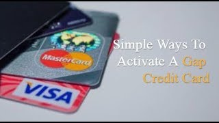 How To Activate Gap Credit Card [upl. by Kowal]