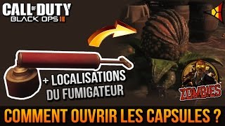 Comment ouvrir les capsules  oeufs  Localisations du Fumigateur  Zombie BO3 SoE  FPS Belgium [upl. by Eimmij]