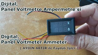 Voltmetre  Ampermetre Bağlama ve Çalıştırma [upl. by Akimaj]