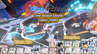 Blue Archive Global  Total Assault Chesed Indoor Insane [upl. by Kelcie]