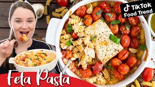 Feta Pasta  Ofen Rezept das viral ging  der Tiktok Foodtrend [upl. by Gombosi148]