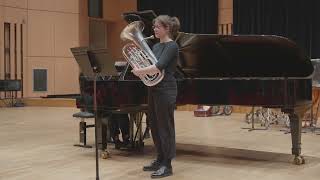 MARECAGES excerpts  Sonata for Euphonium and Piano  Eulàlia Thélisson and Nanami Okuda [upl. by Tserrof]