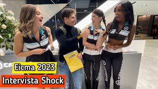 EICMA 2023  intervista shock [upl. by Acimat208]